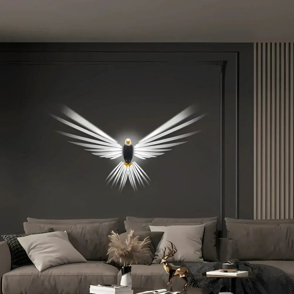 LED Dyreprojeksjonsvegglampe Luvikno