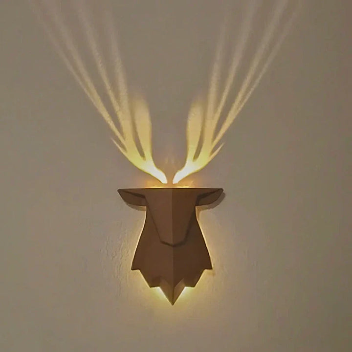 LED Dyreprojeksjonsvegglampe Luvikno