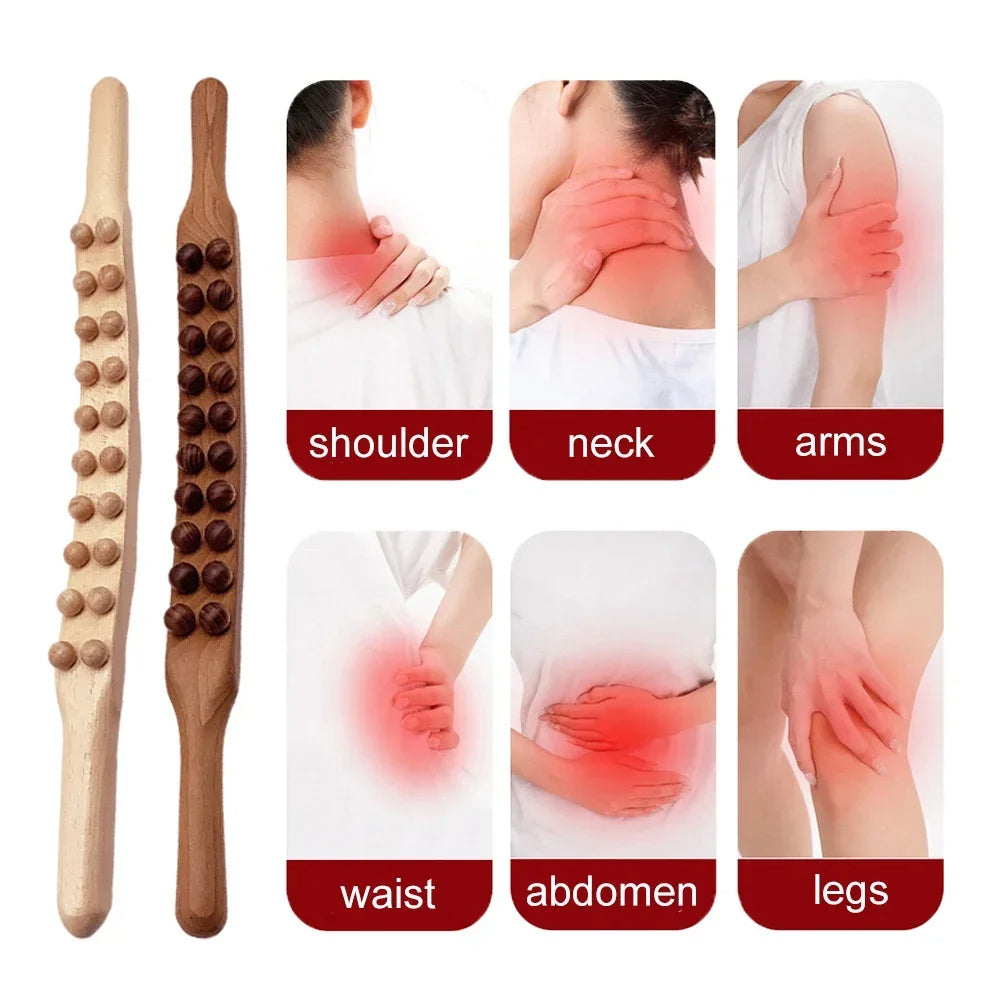 TheraWood - Luxe Gua Sha Massasjestav Luvikno
