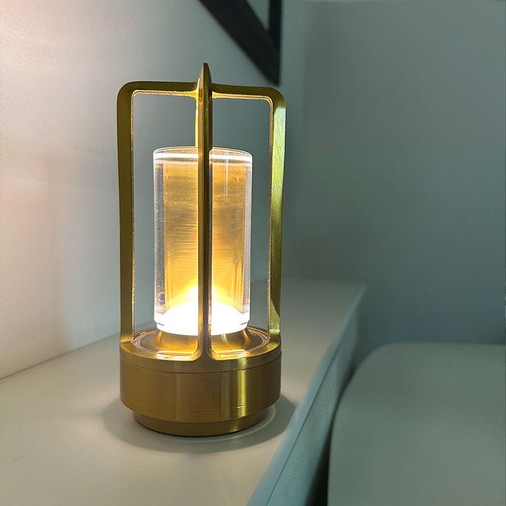 Trådløs vintage lantern bordlampe | Luvikno