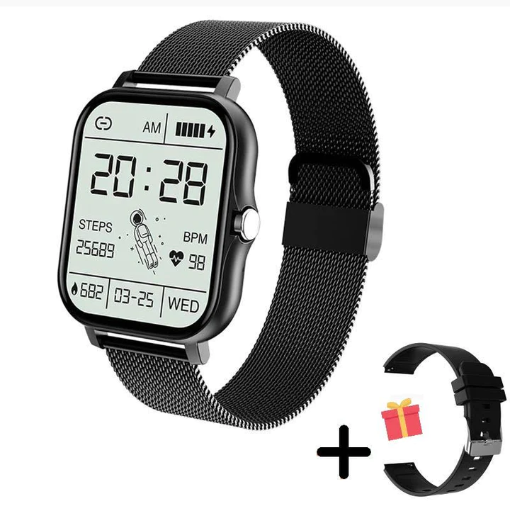 HealthWatch – Luksuriøs multifunksjonell smartklokke for helse Luvikno