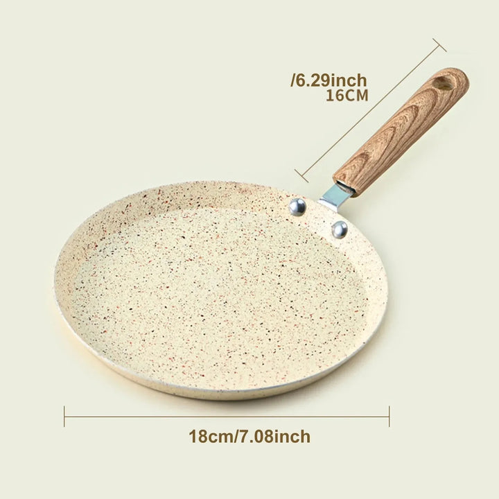 Non-Stick Omelettpanne Pizza Matlaging Induksjon Gassovn Stekepanne | Luvikno