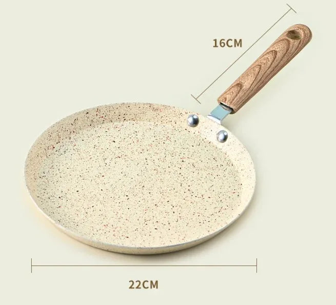Non-Stick Omelettpanne Pizza Matlaging Induksjon Gassovn Stekepanne | Luvikno