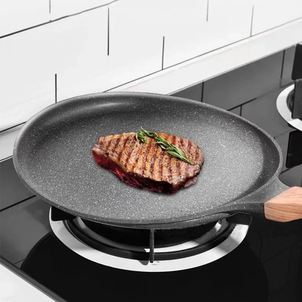 Non Stick Omelett Eggpannekjøkken Induksjon Gass Komfyr | Luvikno