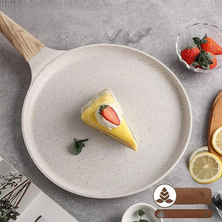 Non-Stick Pannekakepanne Keramisk Belagt Kjøkken Stekepanne Tortillapanne | Luvikno