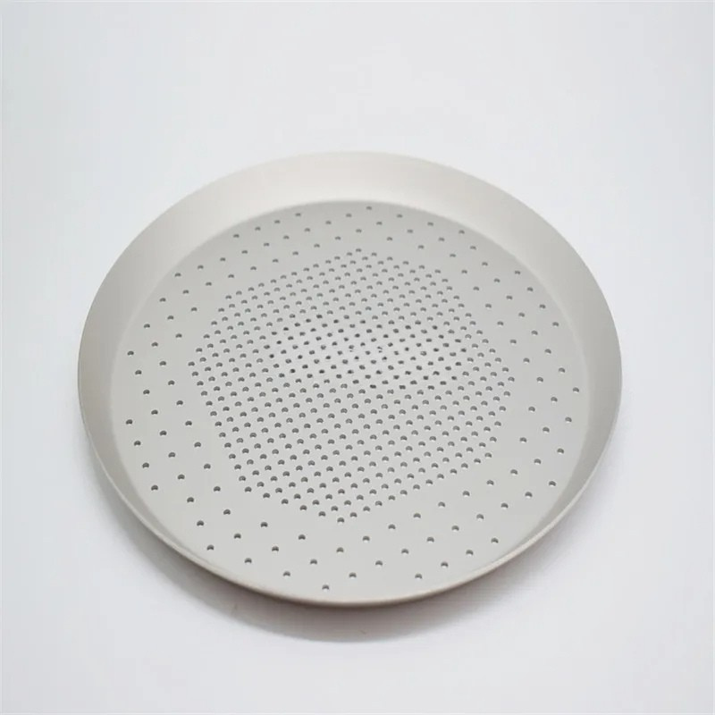 Nonstick Pizza Bakeplate Hylse Pizza Skjermpanne Metallnett | Luvikno
