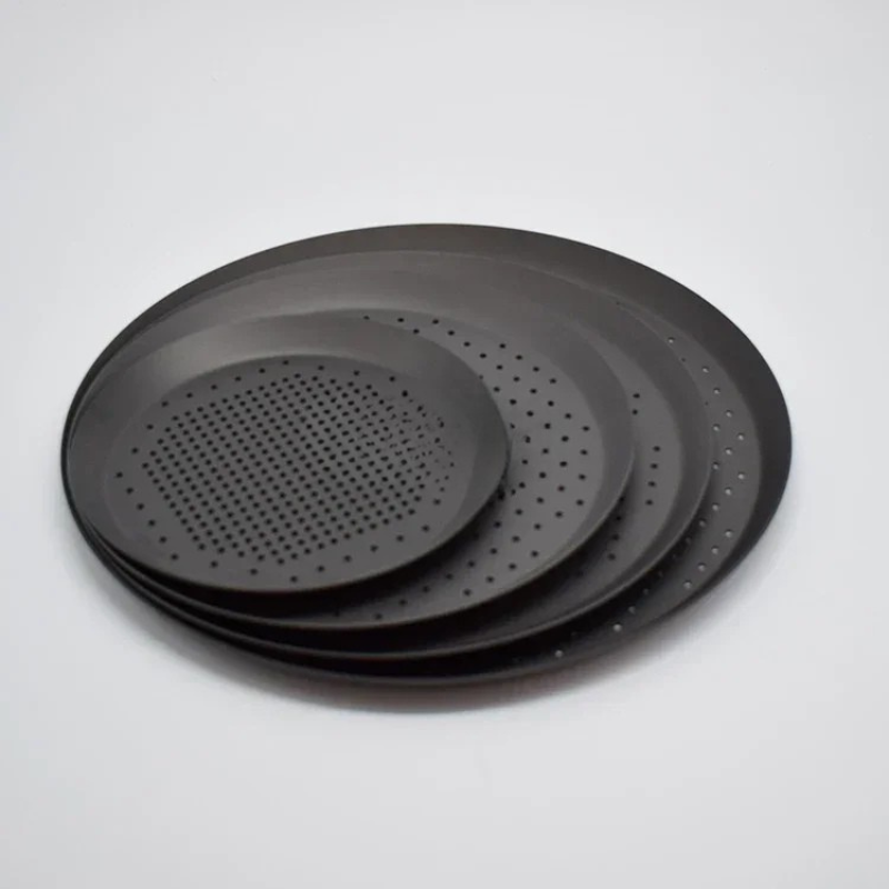 Nonstick Pizza Bakeplate Hylse Pizza Skjermpanne Metallnett | Luvikno