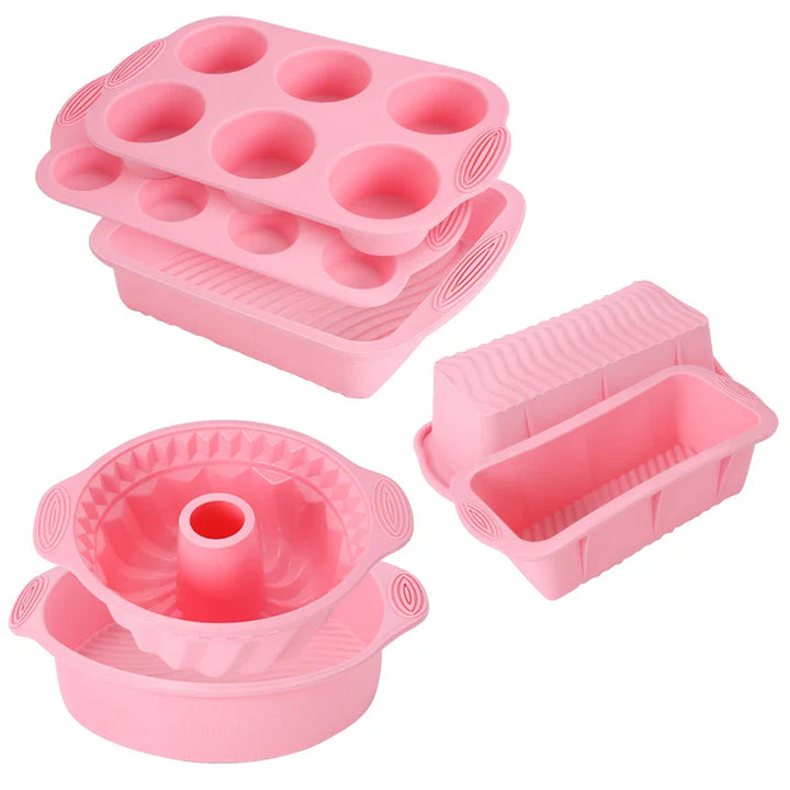 Non-stick silikon bakeverktøy kake muffin brød baking former tilbehør | Luvikno