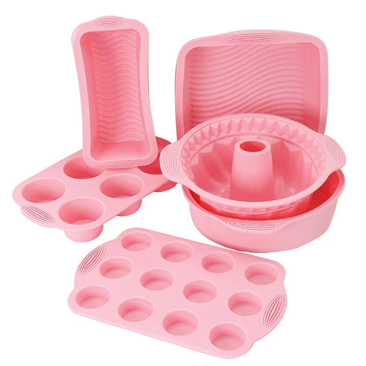 Non-stick silikon bakeverktøy kake muffin brød baking former tilbehør | Luvikno