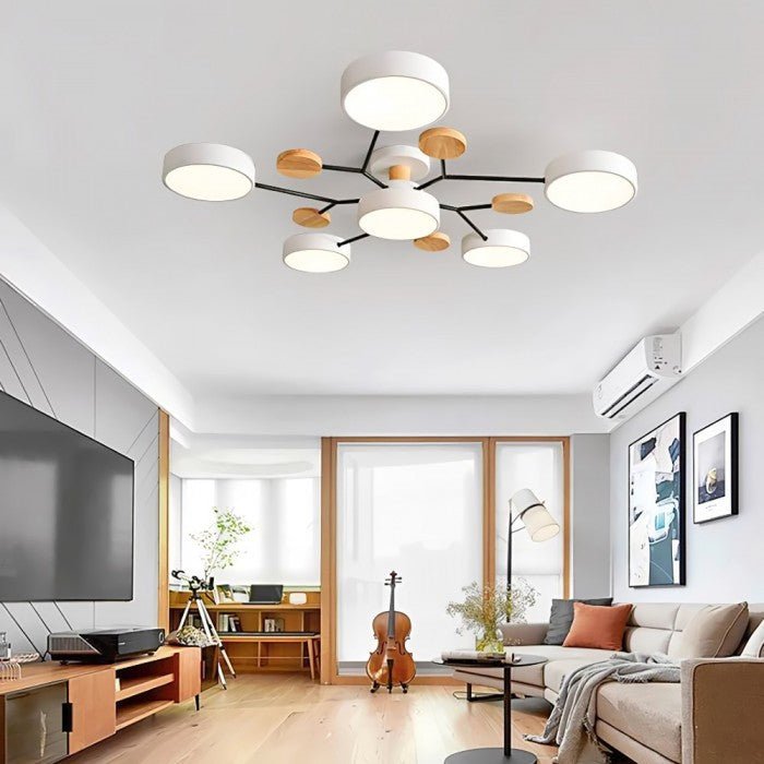 Grenerte LED Taklampe - NordicGlow | Luvikno