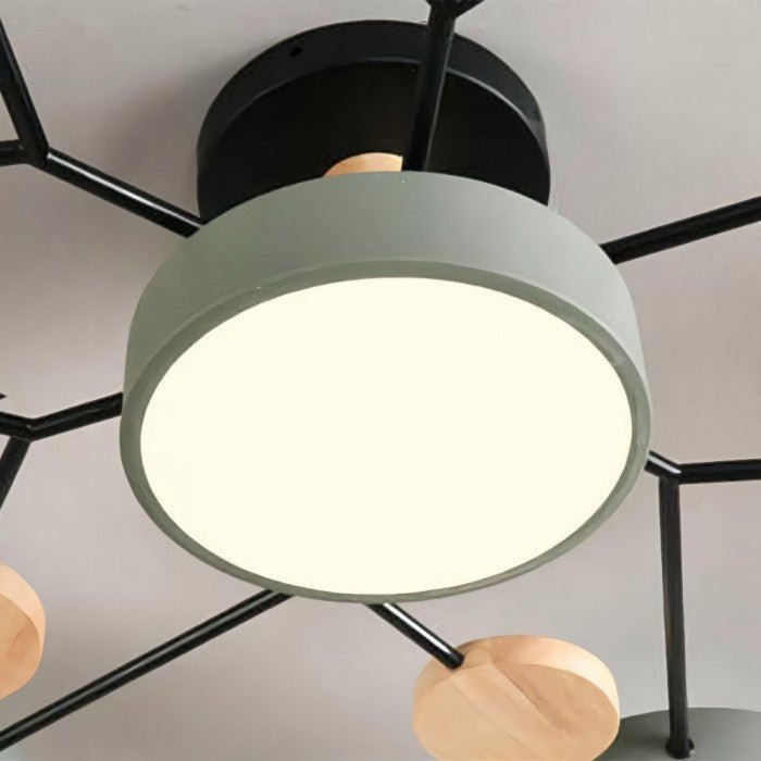Grenerte LED Taklampe - NordicGlow | Luvikno