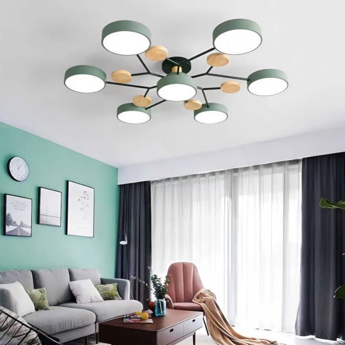 Grenerte LED Taklampe - NordicGlow | Luvikno