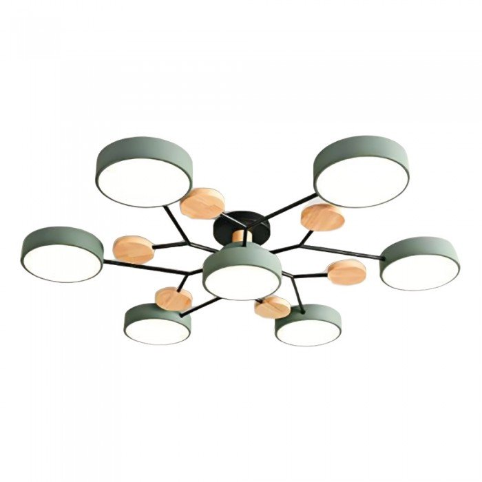 Grenerte LED Taklampe - NordicGlow | Luvikno