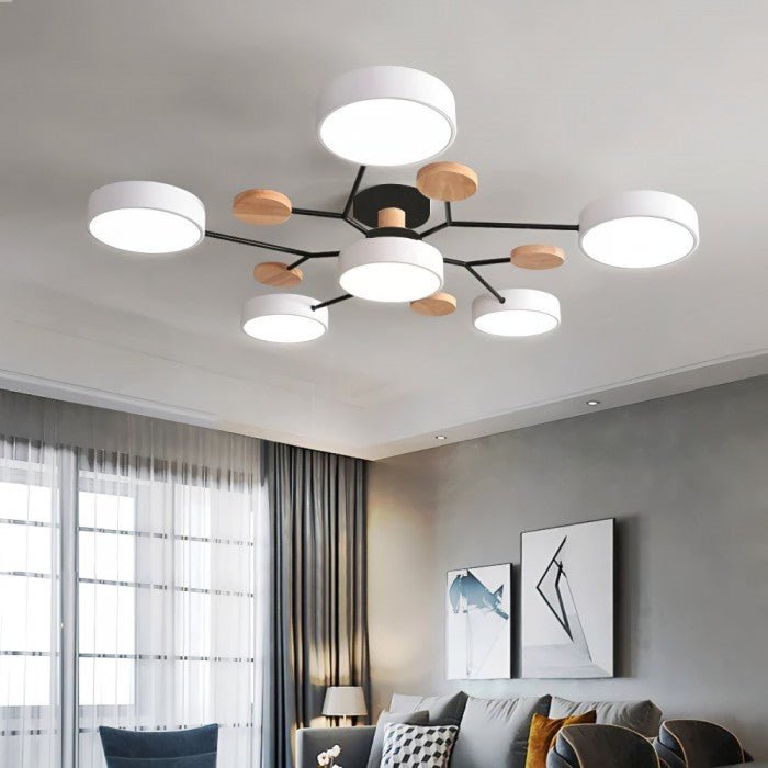 Grenerte LED Taklampe - NordicGlow | Luvikno