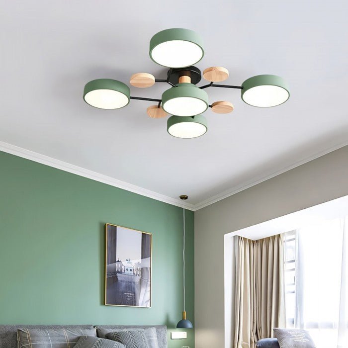 Grenerte LED Taklampe - NordicGlow | Luvikno