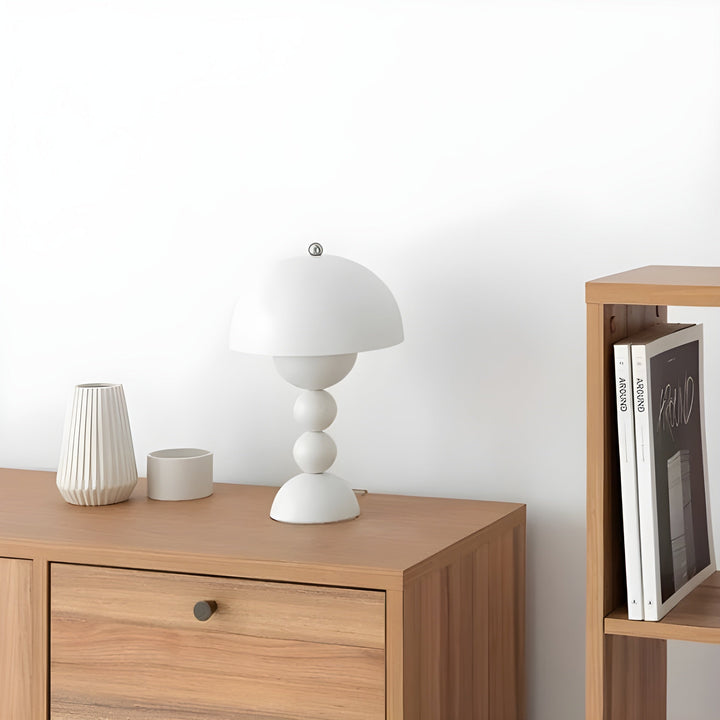 Luvikno | Norlumi Skandinavisk LED Bordlampe | Dimmable | Hvit ABS Hus | 0–5W | 36V DC | Blomsterinspirert Design