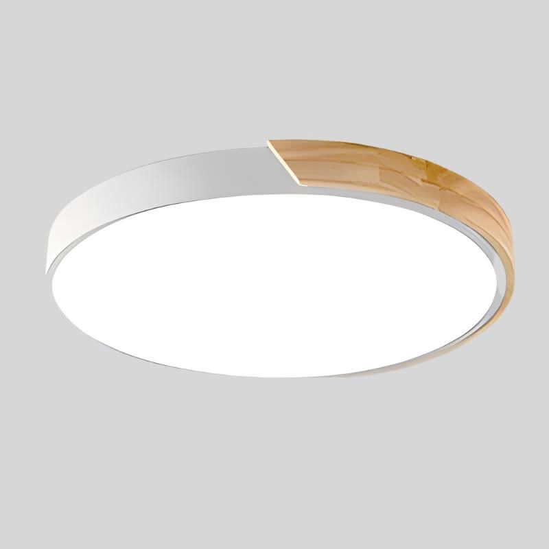 Luvikno | Nordic Wood LED Taklampe – Macaron Design, 23–30cm