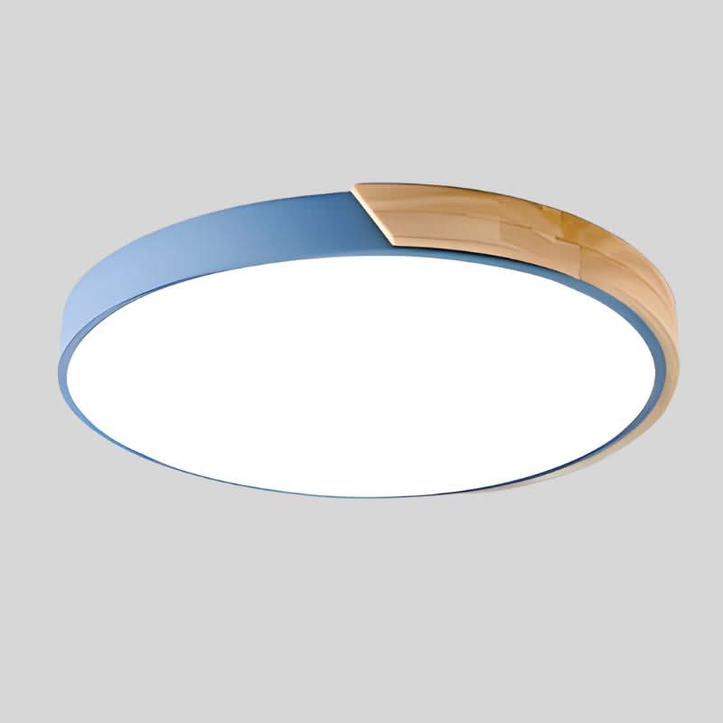 Luvikno | Nordic Wood LED Taklampe – Macaron Design, 23–30cm