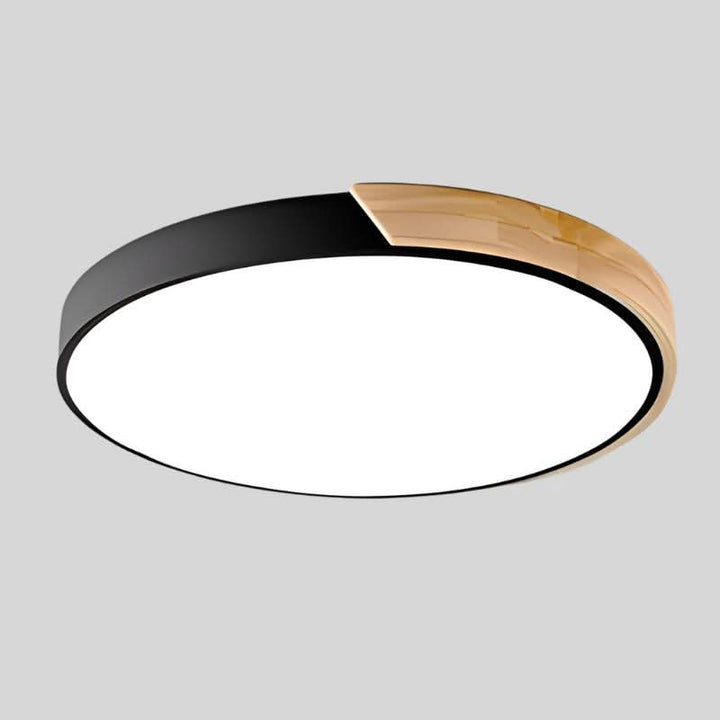 Luvikno | Nordic Wood LED Taklampe – Macaron Design, 23–30cm