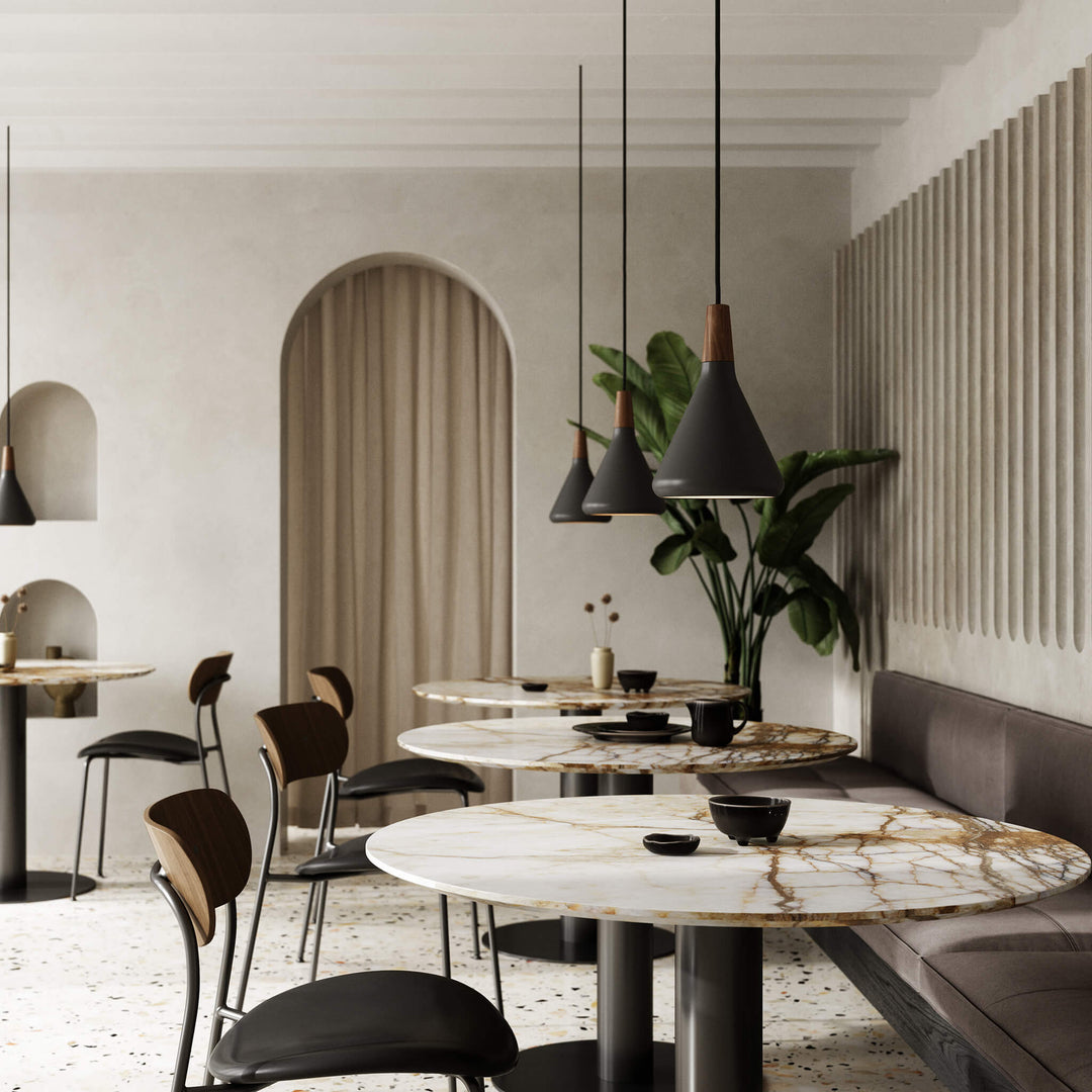 Arren Pendelampe Modern Konisk Design | Luvikno
