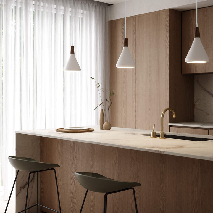 Arren Pendelampe Modern Konisk Design | Luvikno