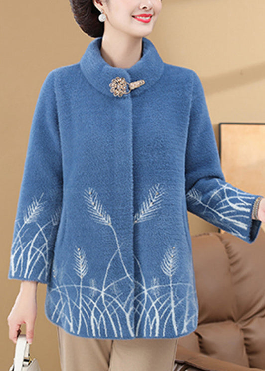 Luvik | Sinisiä painettujapaketteja Vakosamettimanteleita