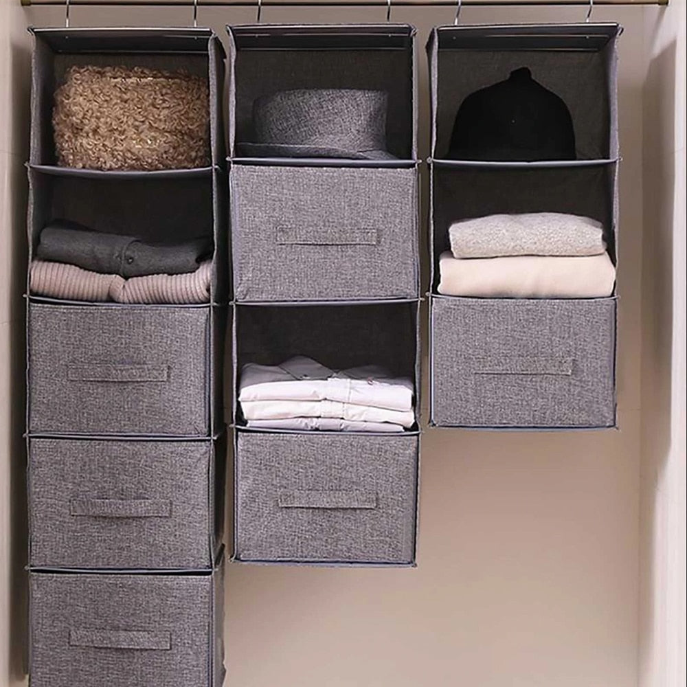 Stoffhengende oppbevaring 3 deler - 6 deler | Luvikno