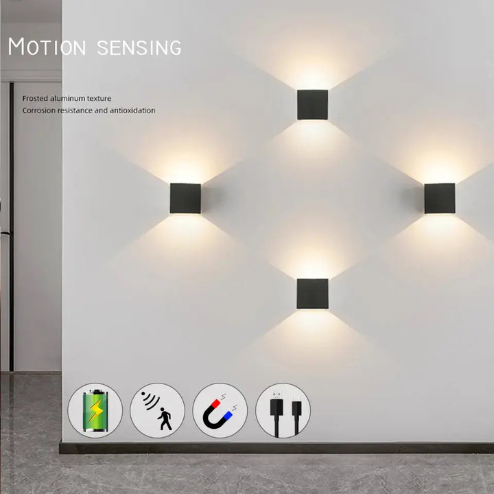 Luvikno | Oppladbar vegglampe med sensor