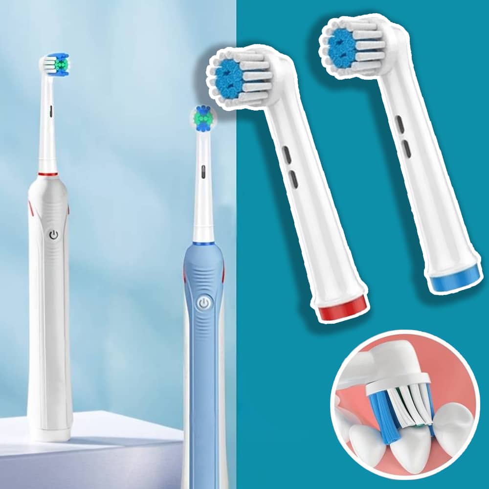 4 deler. Tannbørstehoder for Oral-B | Luvikno