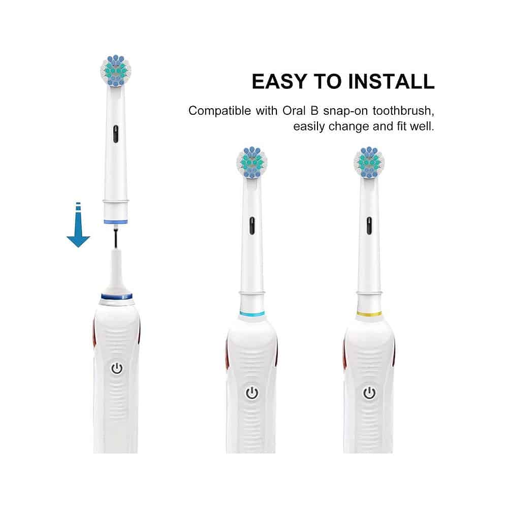 4 deler. Tannbørstehoder for Oral-B | Luvikno