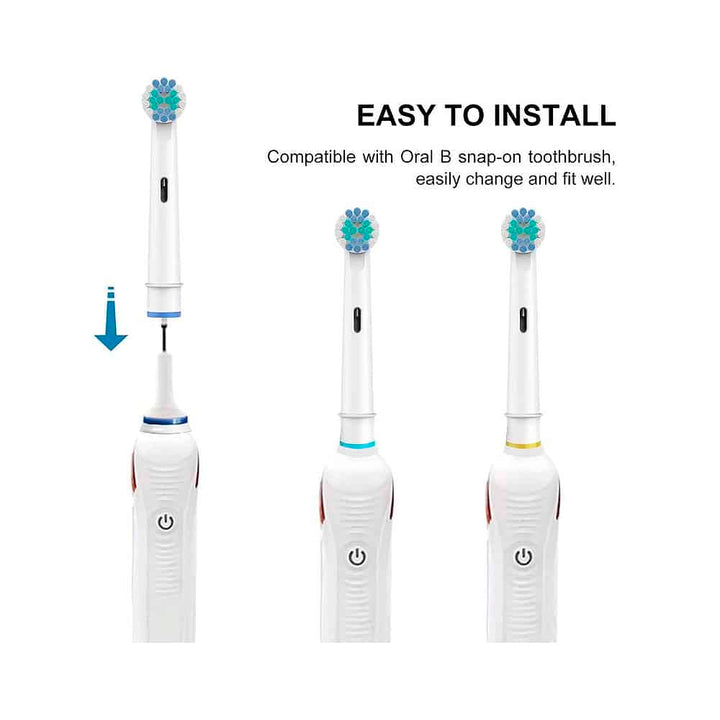 4 deler. Tannbørstehoder for Oral-B | Luvikno