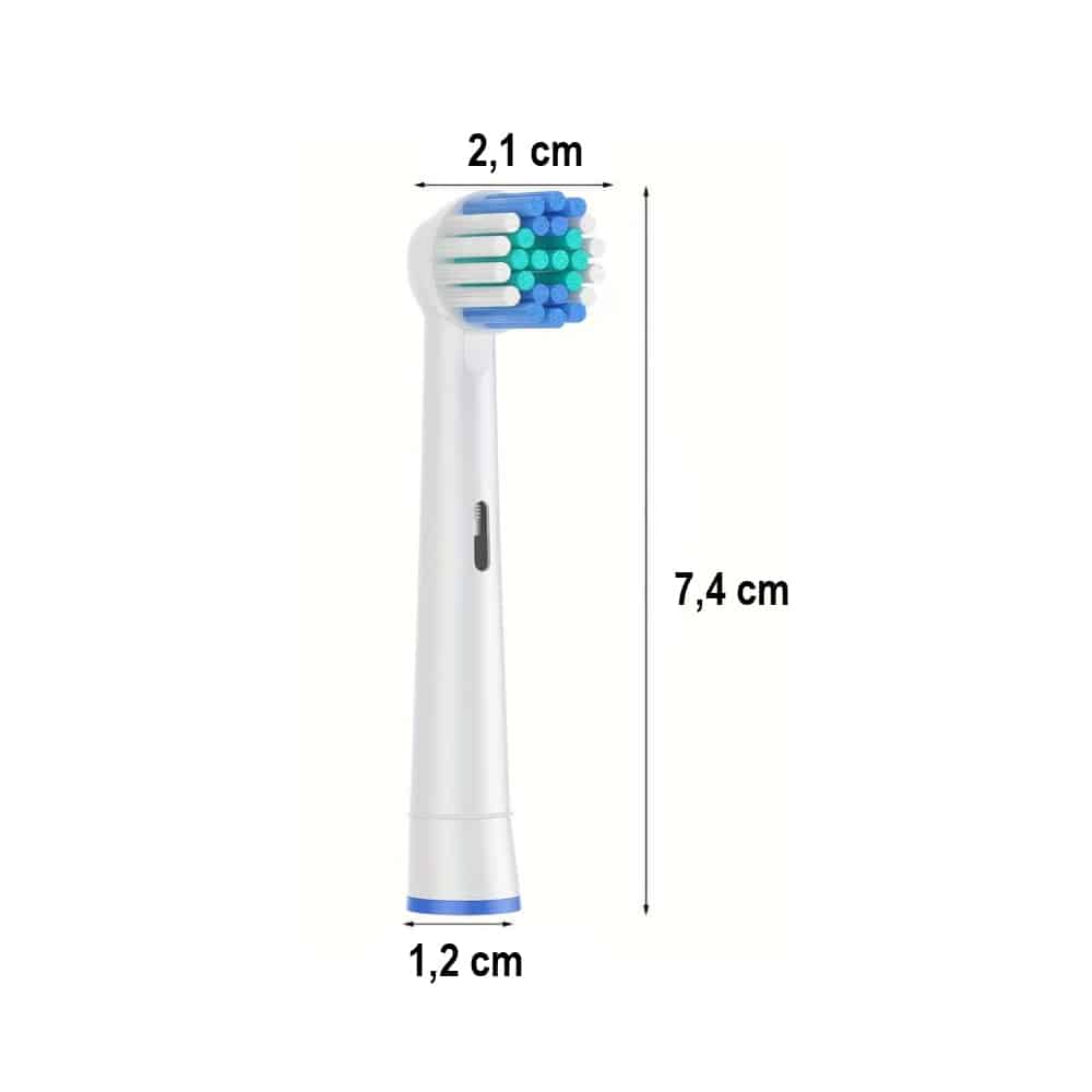 4 deler. Tannbørstehoder for Oral-B | Luvikno