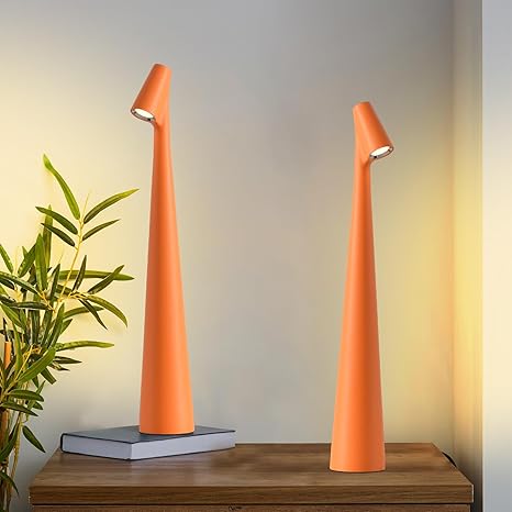 Bordlampe Moderne Rød Metall LED Lys Luvikno