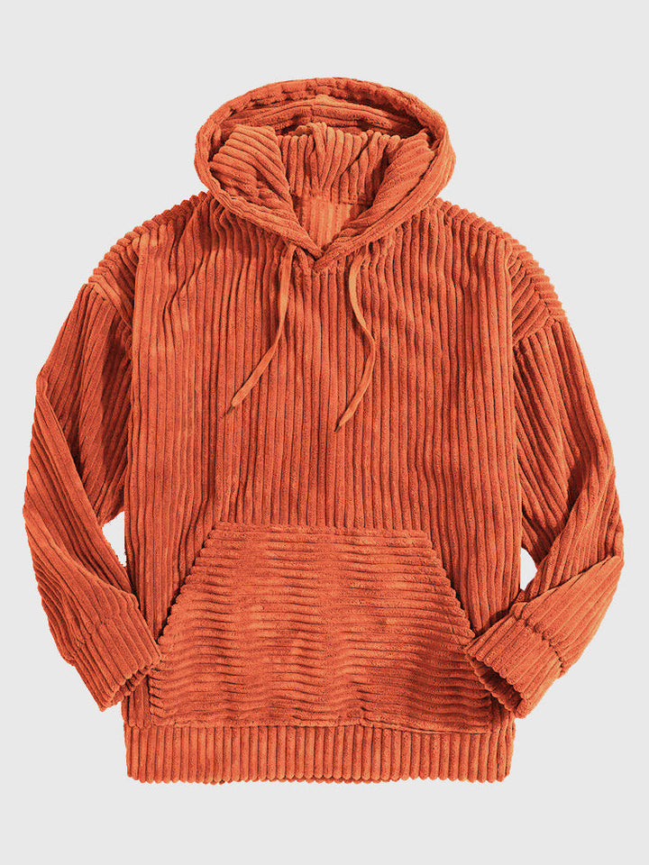 Luvik | Cordfløyel Komfort Hettegenser Sweatshirt