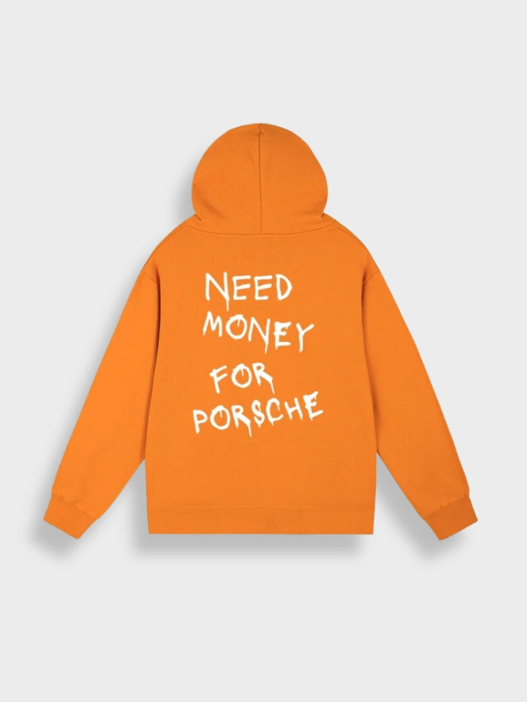 Luvik | Tarvitsen rahaa Porsche huppari Unisex