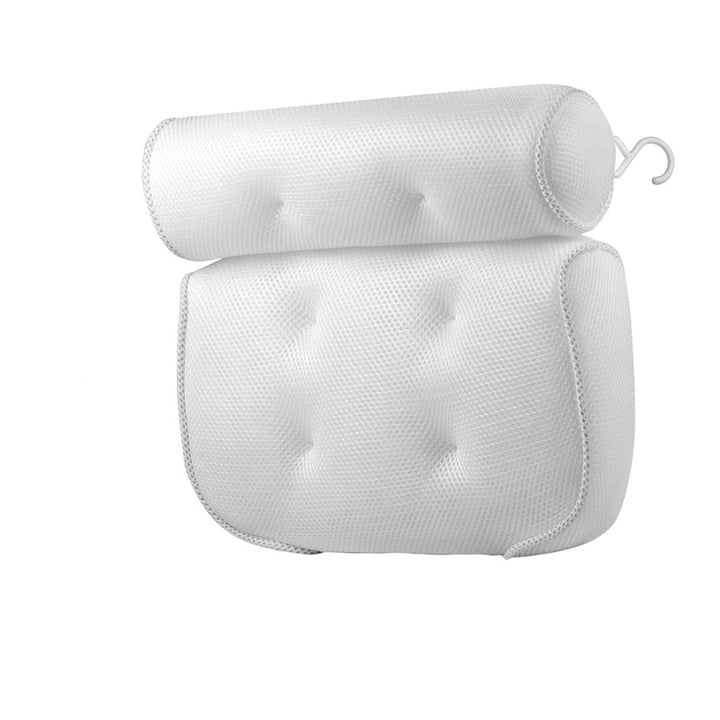 Ortopedisk Badekarpute - Pustende Badekar Hodepute laget av 3D Mesh-Stoff med Sugekopper Luvikno