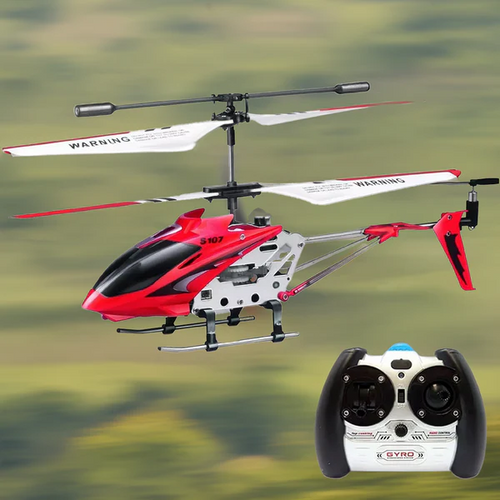 Luvikno | Crimson Unbreakable Mini RC Helikopter med Gyro
