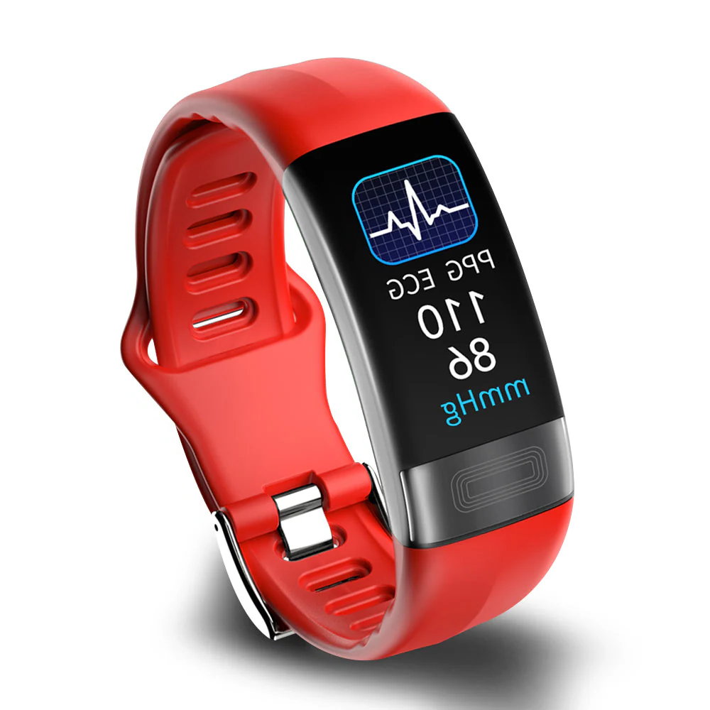 Smart armbånd Blodtrykkmonitor - EKG, hjertefrekvens, oksygenmetning & søvnsporingsenhet - FDA godkjent Luvikno