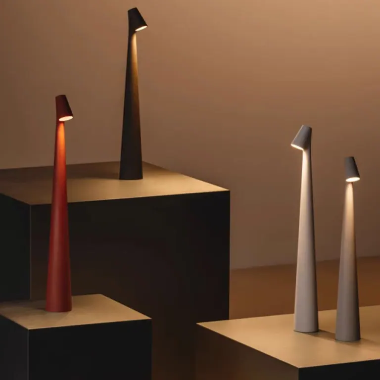 Nordisk minimalistisk design stemningslys | Trådløs | LED | Leselampe | Spisebordlampe Luvikno