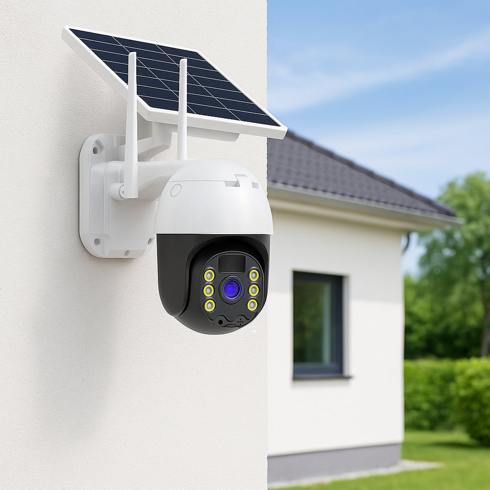 Trådløst overvåkningskamera – solenergidrevet – 2K Full HD | Luvikno