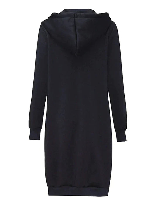 Luvik | Zip-Up Hoodie polvipituinen