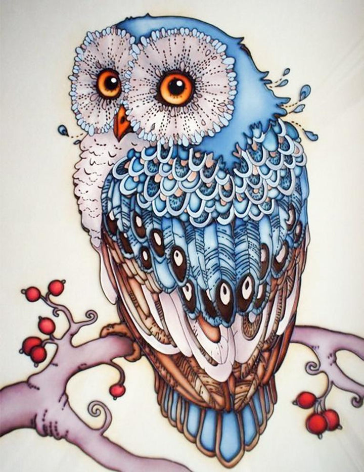 Cartoon Owl - GemPaint Kit | Luvikno