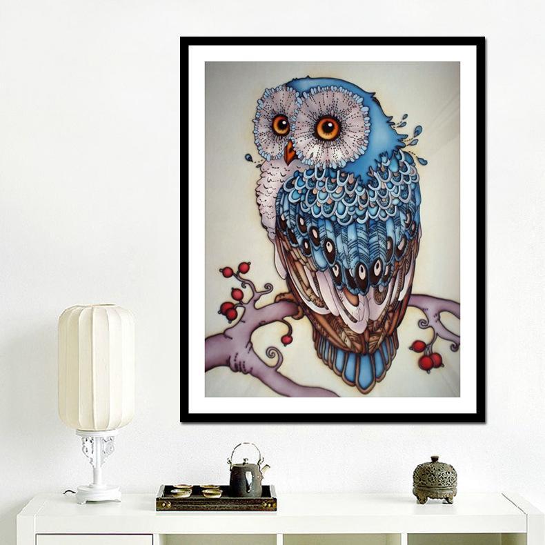 Cartoon Owl - GemPaint Kit | Luvikno