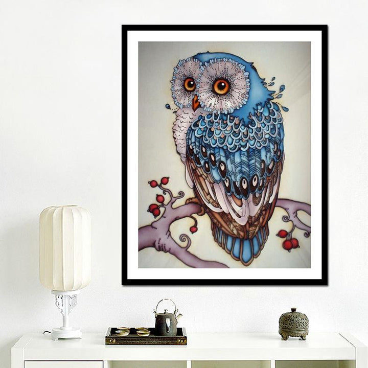 Cartoon Owl - GemPaint Kit | Luvikno