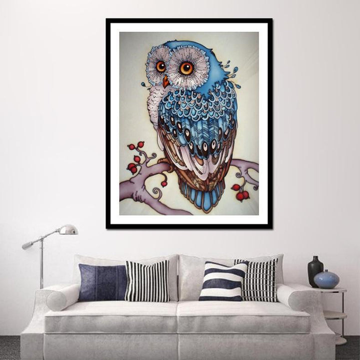 Cartoon Owl - GemPaint Kit | Luvikno
