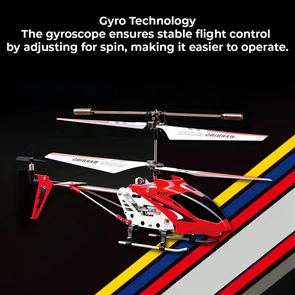 Luvikno | Crimson Unbreakable Mini RC Helikopter med Gyro
