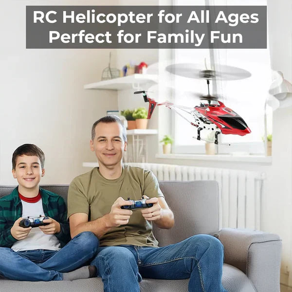 Luvikno | Crimson Unbreakable Mini RC Helikopter med Gyro