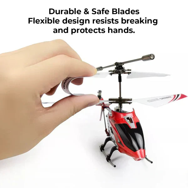 Luvikno | Crimson Unbreakable Mini RC Helikopter med Gyro