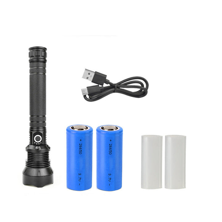 Taktisk oppladbar laser LED lommelykt | luvikno