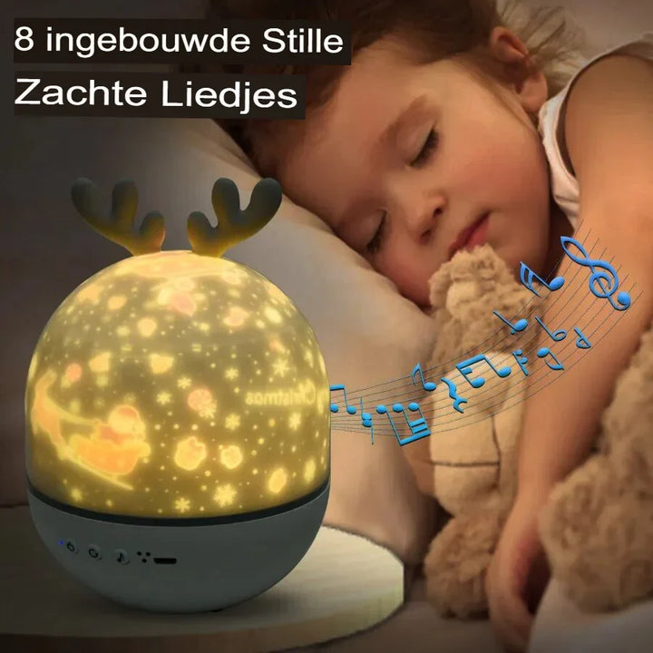 Luvikno | StarryDream - Stjernehimel Projektor Lampe for Barn - Magisk Nattlys